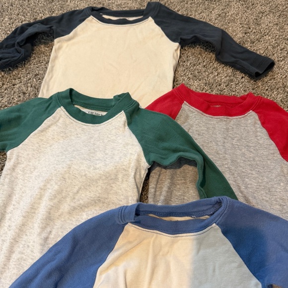 Carter's Multicolor Raglan Bodysuit Set - Picture 2 of 4